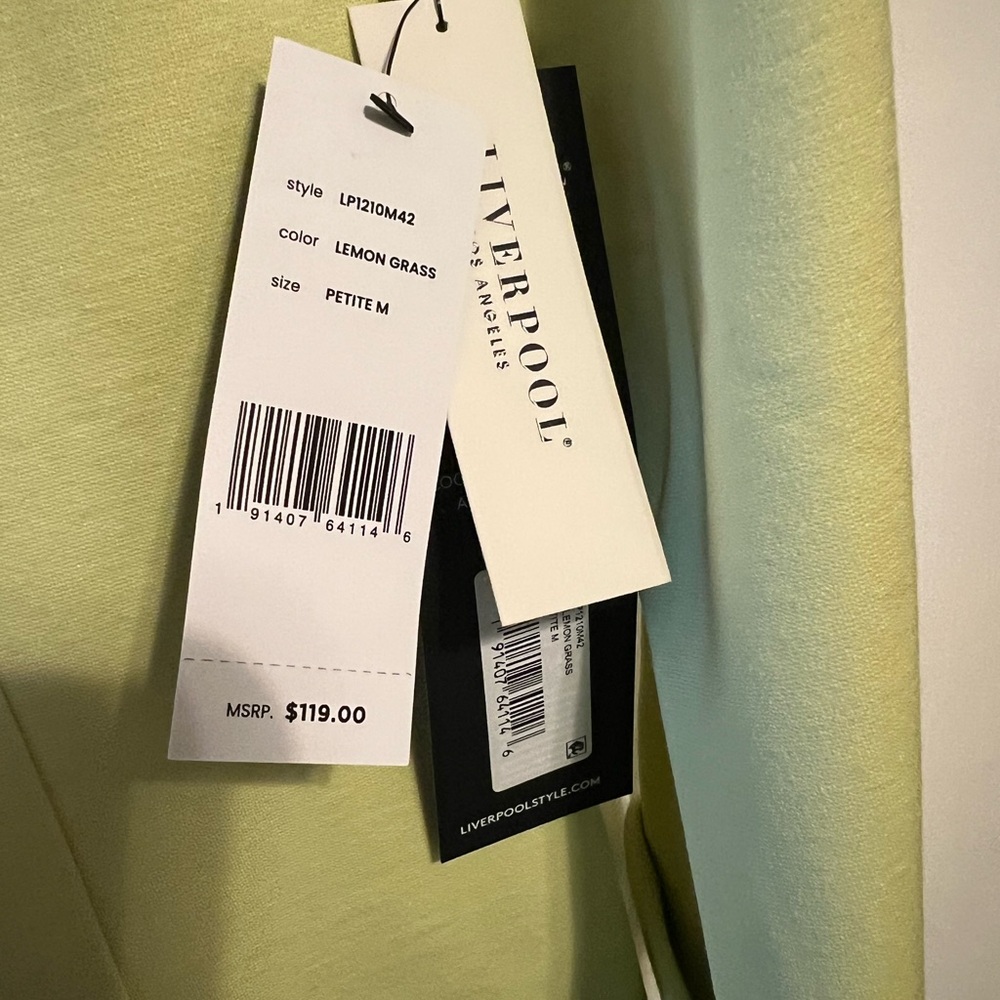 Liverpool Lemon Grass Blazer